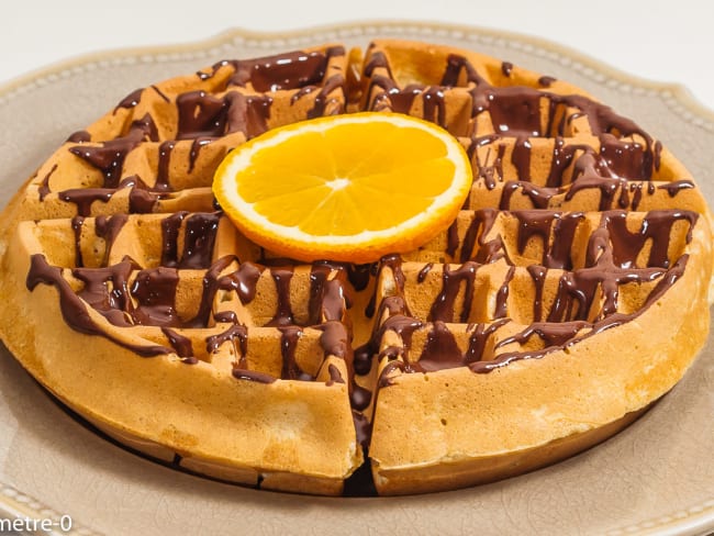 Gaufres à l'orange et au chocolat