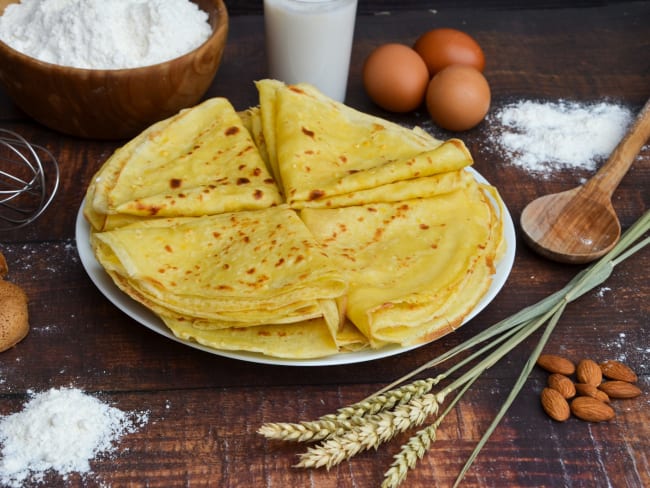 Crêpes au lait d’amande healthy