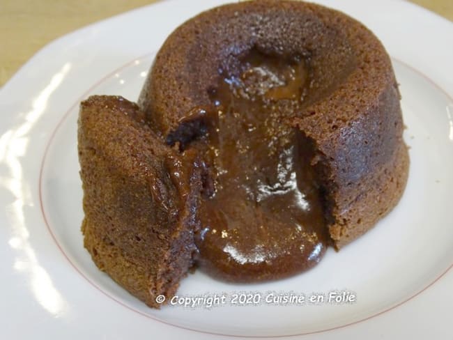 Coeur coulant au chocolat