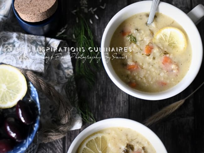 Soupe de riz vegan