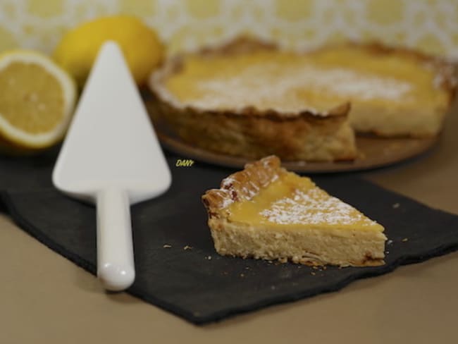 Tarte amandine citron