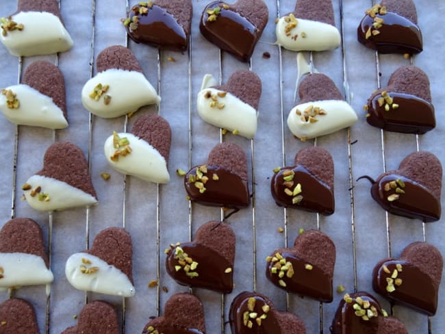 Coeurs à prendre : des sablés pour la Saint-Valentin