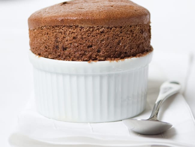 Soufflé au chocolat léger