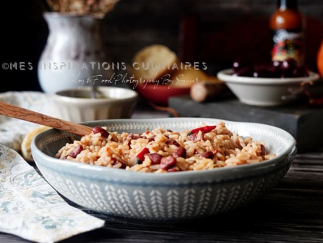 Riz aux haricots rouges