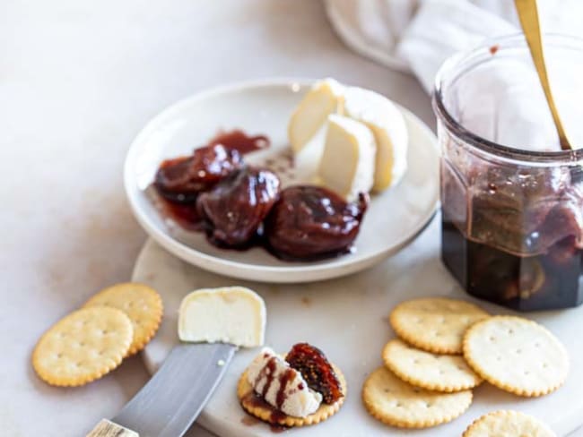 Figues confites au vin rouge