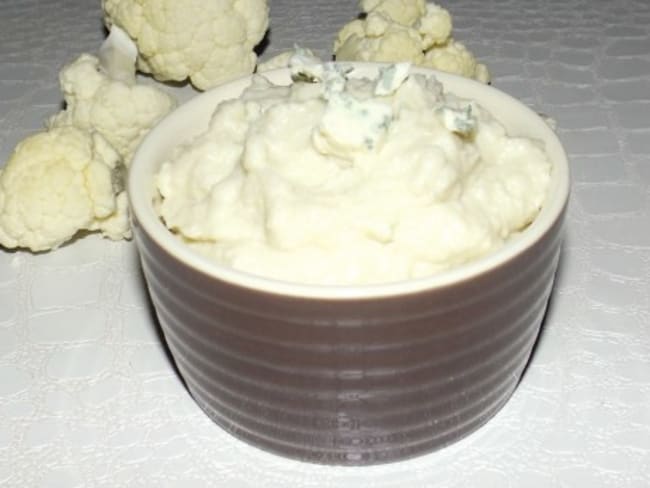 Purée de chou-fleur au bleu d'Auvergne