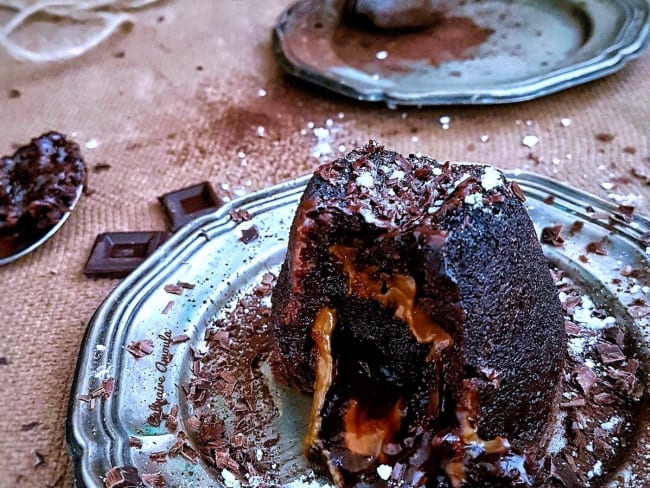 Fondant chocolat coeur coulant spéculoos