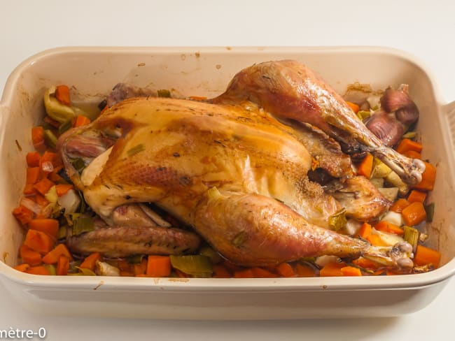 Poulet rôti aux légumes d'hiver