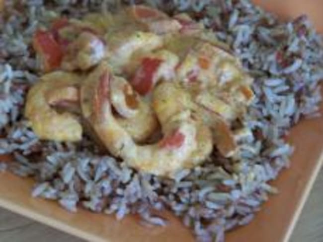 Crevettes à l'orientale