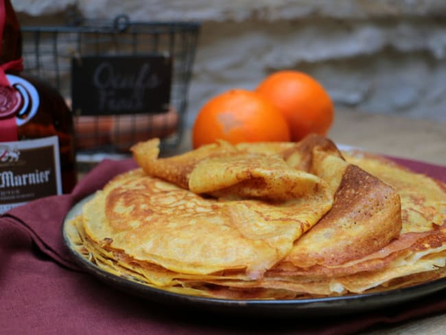 Crêpes au Grand Marnier