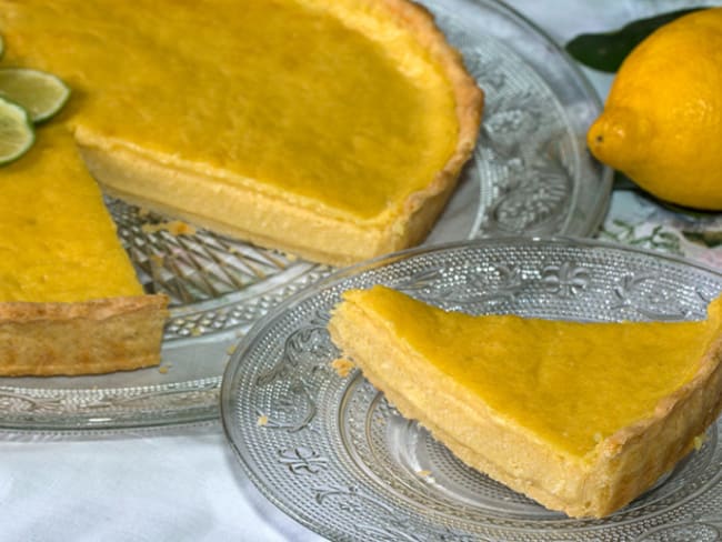 Tarte amandine au citron