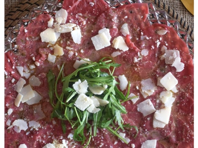 Carpaccio de boeuf 