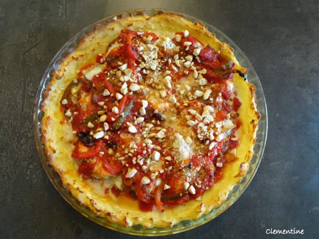 Tourte de poisson en croûte de pommes de terre