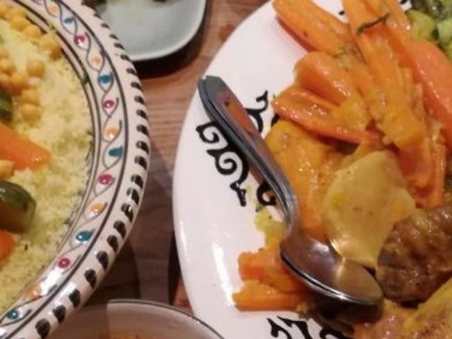 Couscous marocain aux sept légumes