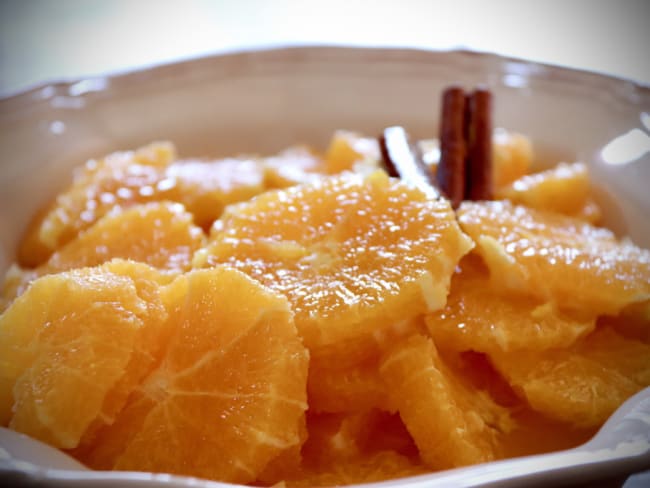 Salade d’orange marocaine à la fleur d'oranger