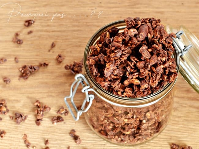 Granola chocolat, sarrasin