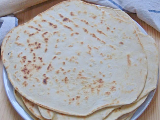 Piadina romagnola faite maison