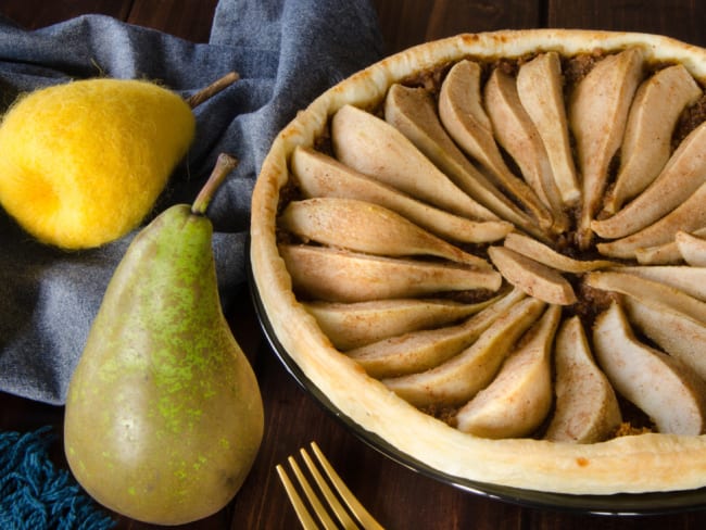 Tarte poire spéculoos