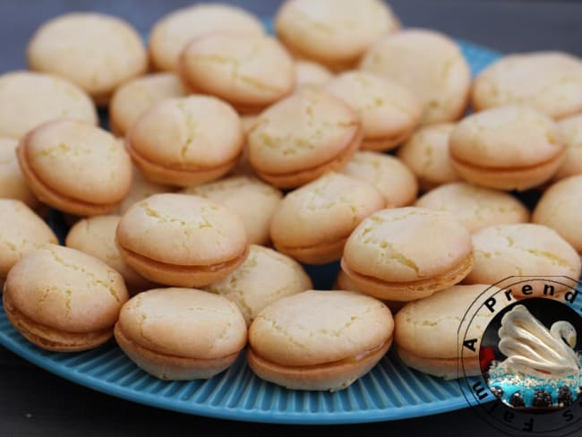 Macarons craquelés au citron