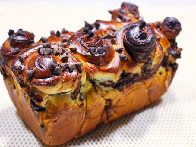 Brioche Roulée au Chocolat