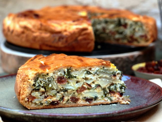 Tourte niçoise salée aux blettes pour un repas végétarien