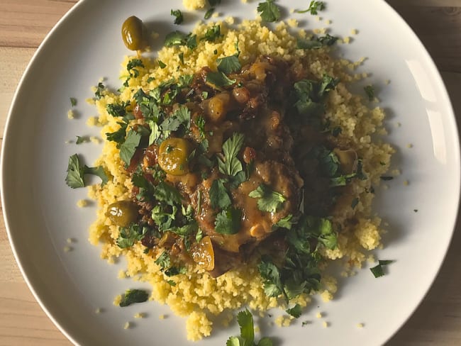 Tajine de collier d'agneau