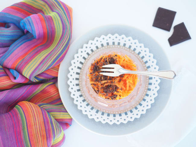 Carottes râpées au chocolat : une entrée pour garder le moral !