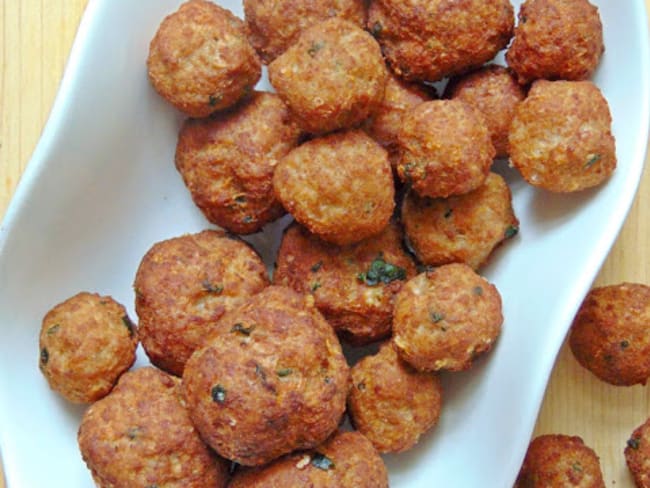 Boulettes de viande à grignoter à l'apéritif