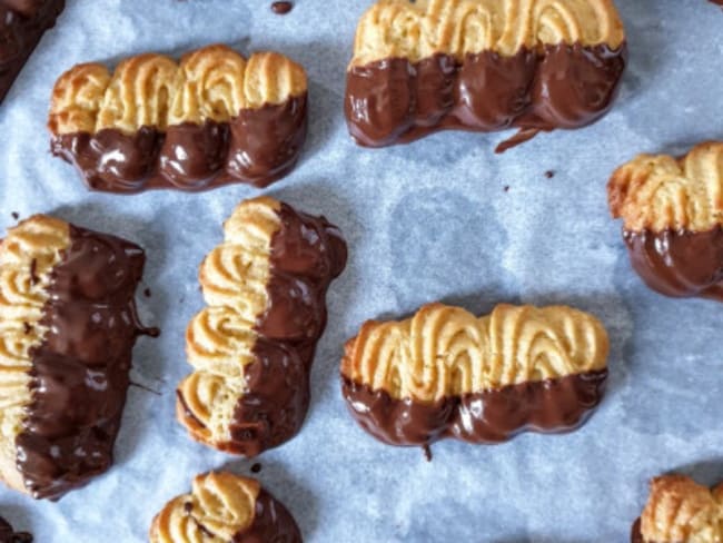 Spritz au chocolat