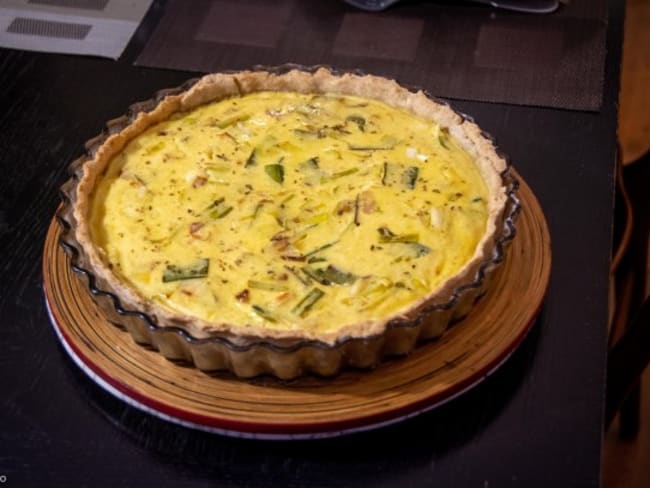 Ma quiche au poireau sans œufs