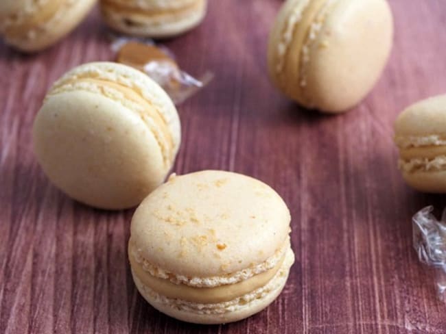 Macarons Noisette Caramel