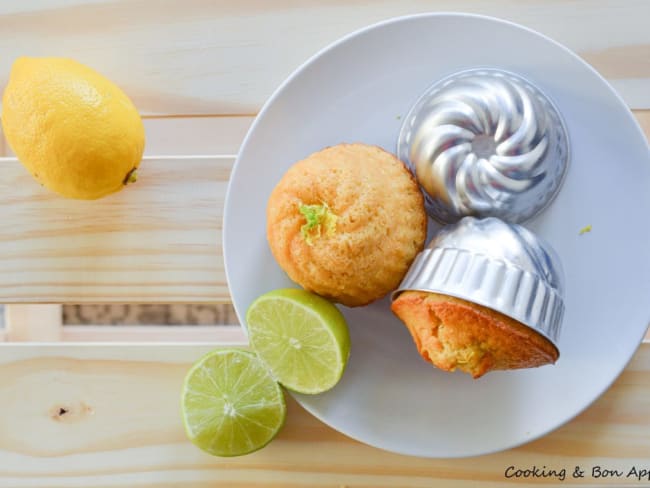 Muffins citron vert et noix de coco