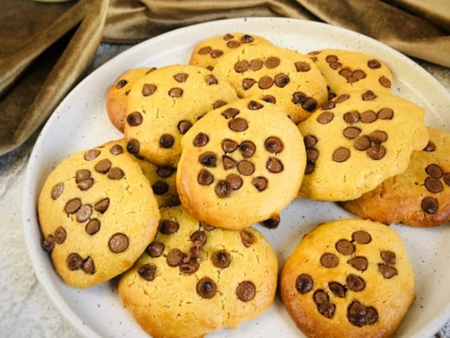 Cookies moelleux sans œufs sans gluten sans lactose