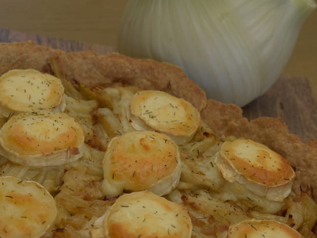 Tarte épeautre aux fenouils et chèvre