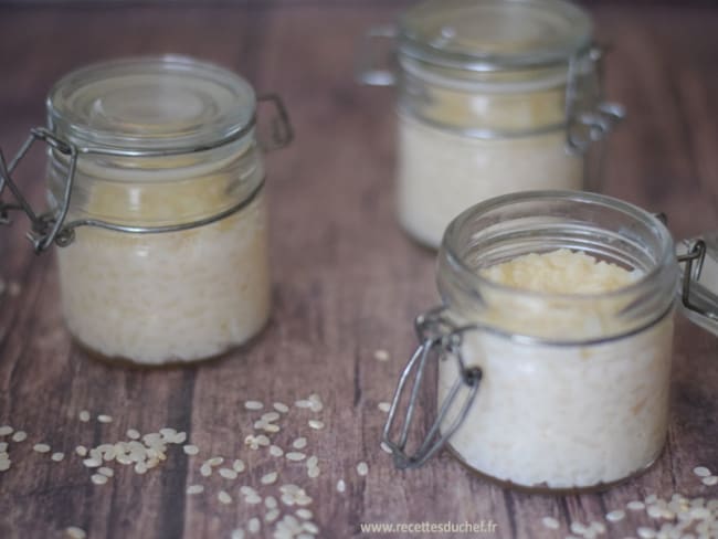 Riz au lait maison peu sucré