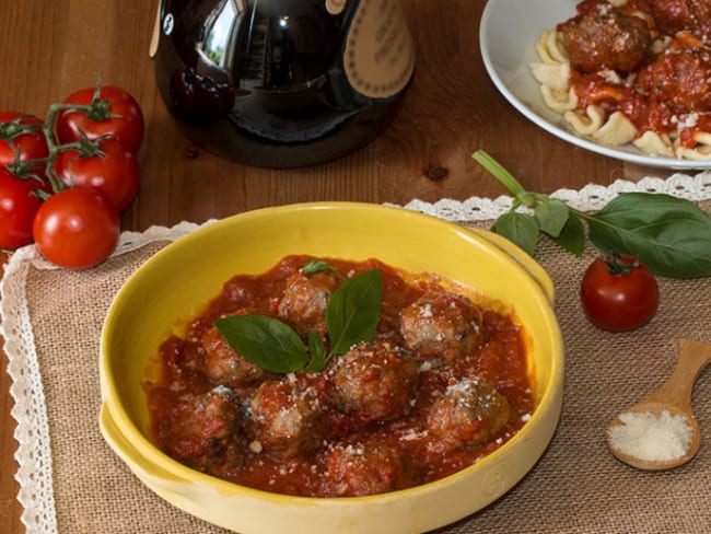 Polpette ou boulettes de viande à l'italienne