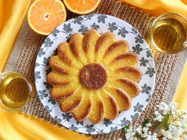 Gâteau fondant à l'orange