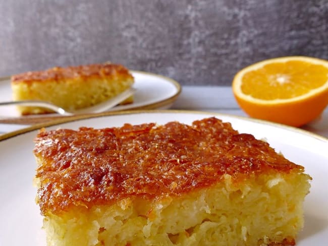 Portokalopita ou gâteau grec à l'orange