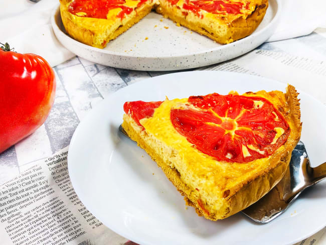 Quiche à la tomate sans gluten