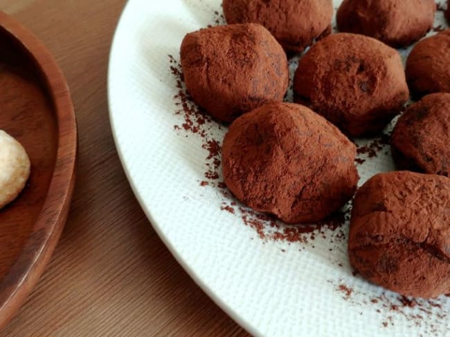 Truffes de tiramisu aux amaretti pour noël