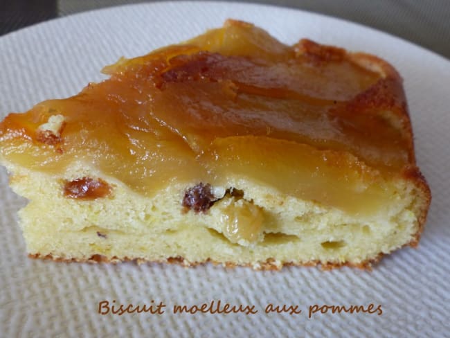 Biscuit moelleux aux pommes