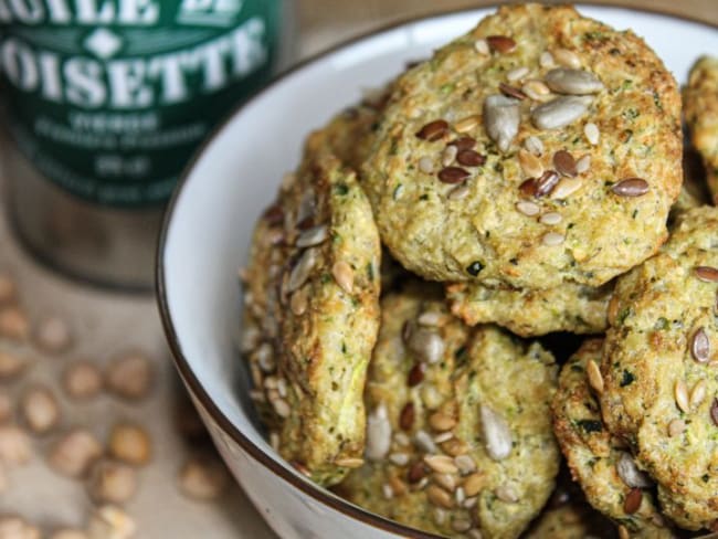 Biscuits de courgette pour l'apéro