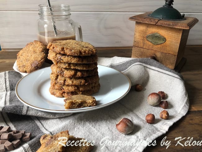 Cookies noisettes chocolat anti-gaspi