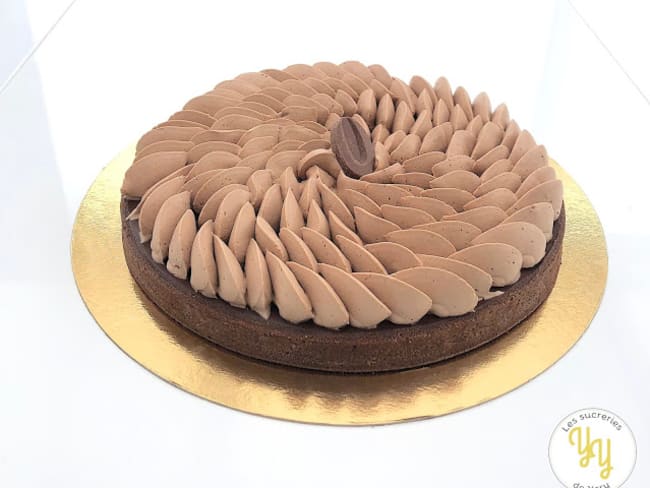 Tarte Caramel double chocolats