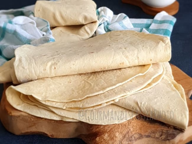 Tortillas de blé moelleuses pour wrap