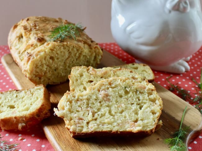 Cake au saumon fumé et à la ricotta