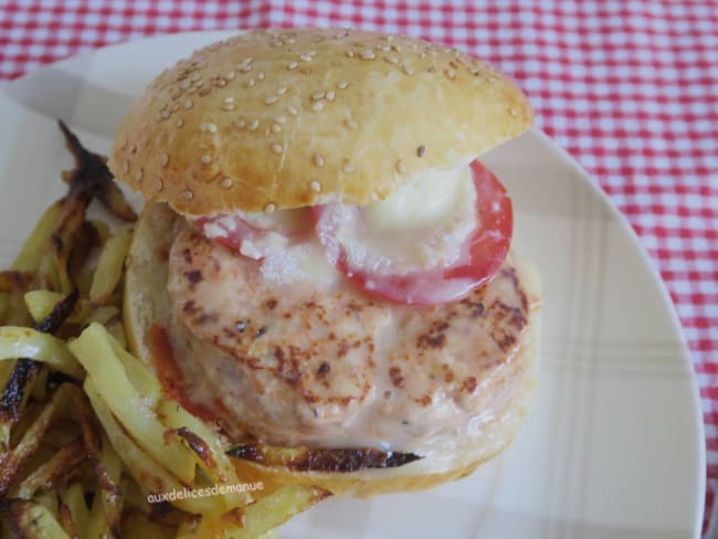 Burger de dinde aux épices cajun