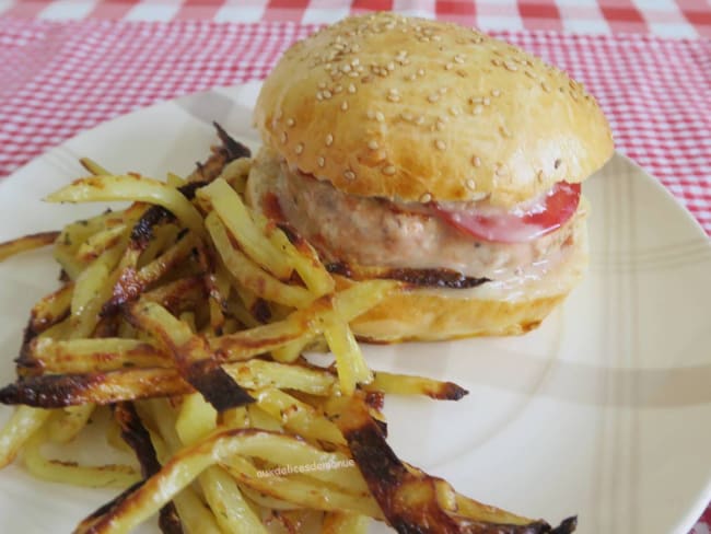 Frites au parmesan et origan, au four