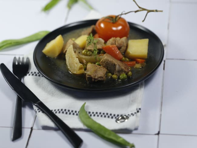 Quasi de veau aux petits légumes