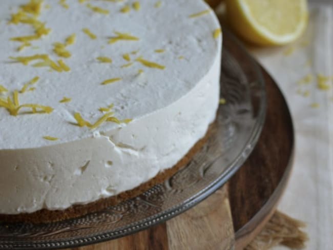 Cheesecake au citron sans cuisson